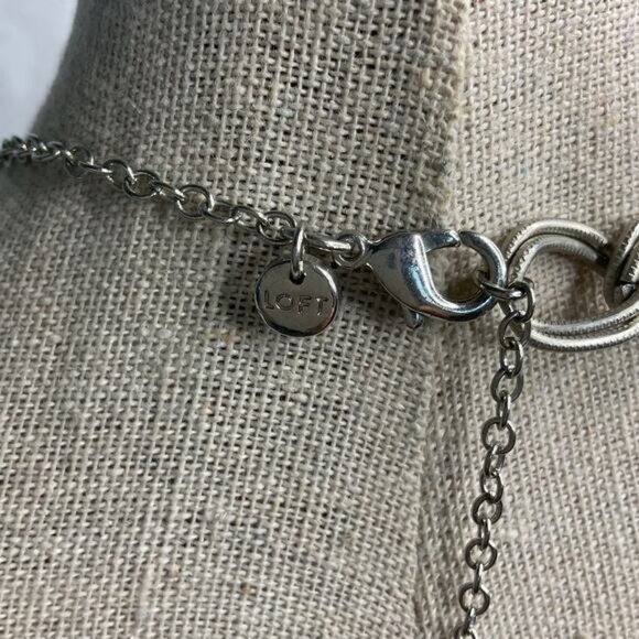 Loft Crystal Chain Link Necklace Or Belt With Lobster Clasp - Picture 5 of 5